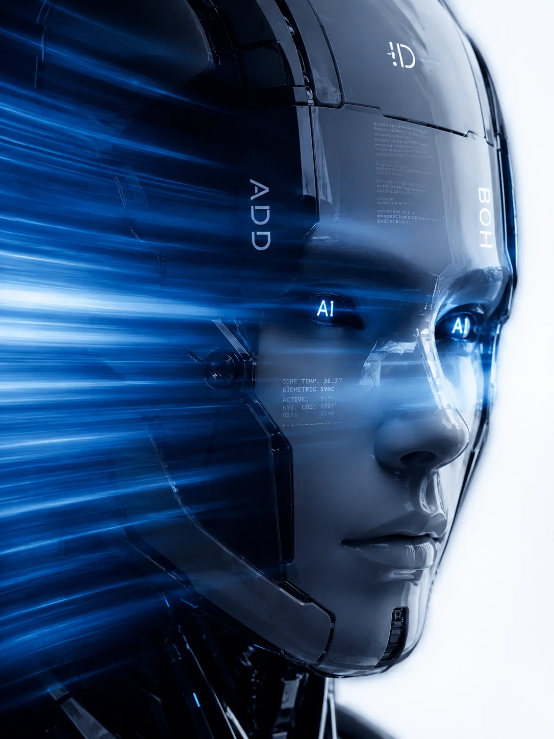 AI Robot Face