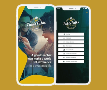 Table Talks Teacher in Mobile App Portfolio