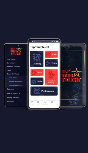 Tap Your Talents in Mobile App Portfolio