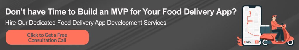 Hire our dedicated food delivery app development services